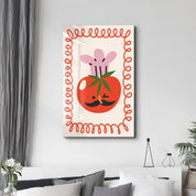 Mister Tomato | Glass Wall Art
