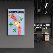 Nostalgia Fever | Glass Wall Art