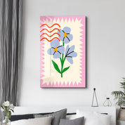 Purple Bloom | Glass Wall Art