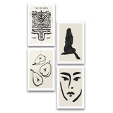 ."The Cut Outs Quadro". Contemporary Gallery Collection Glass Wall Art