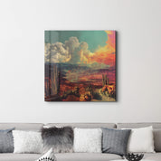 Between Earth and Sky | Glass Wall Art