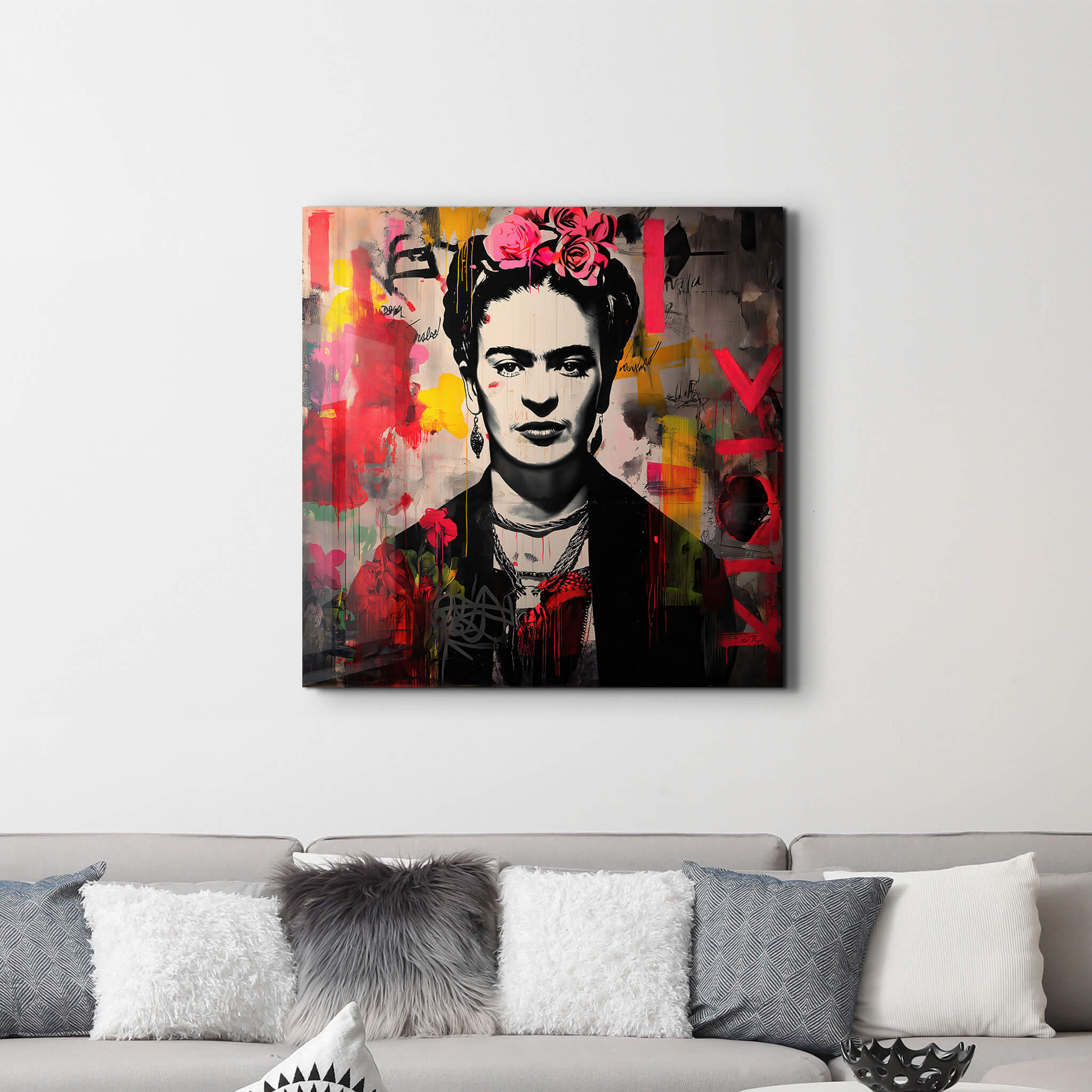 Color of Defiance | Glass Wall Art