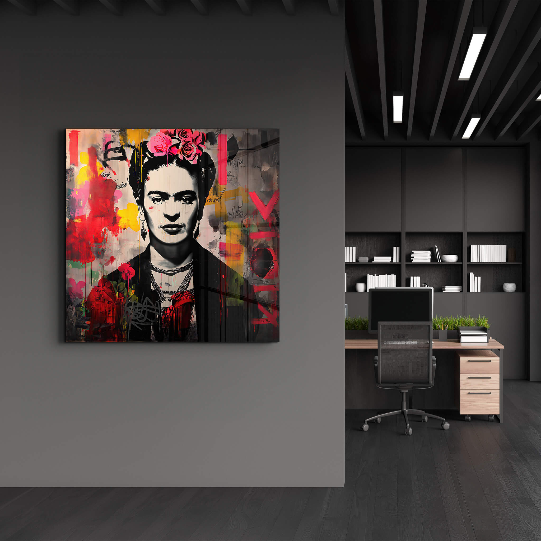 Color of Defiance | Glass Wall Art