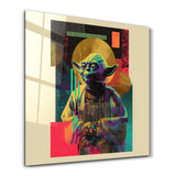 Galactic Mind: Yoda Rewired | Glass Wall Art