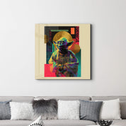 Galactic Mind: Yoda Rewired | Glass Wall Art