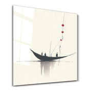 Journey in Silence | Glass Wall Art