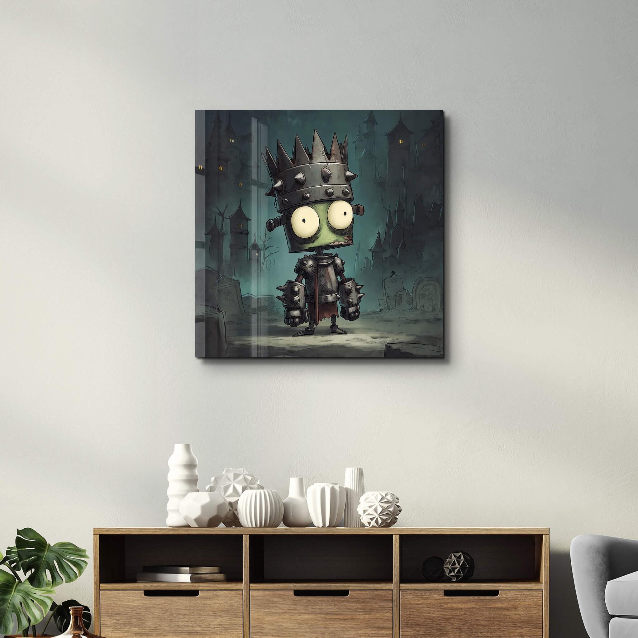 Knight of the Forgotten Tower | Glass Wall Art
