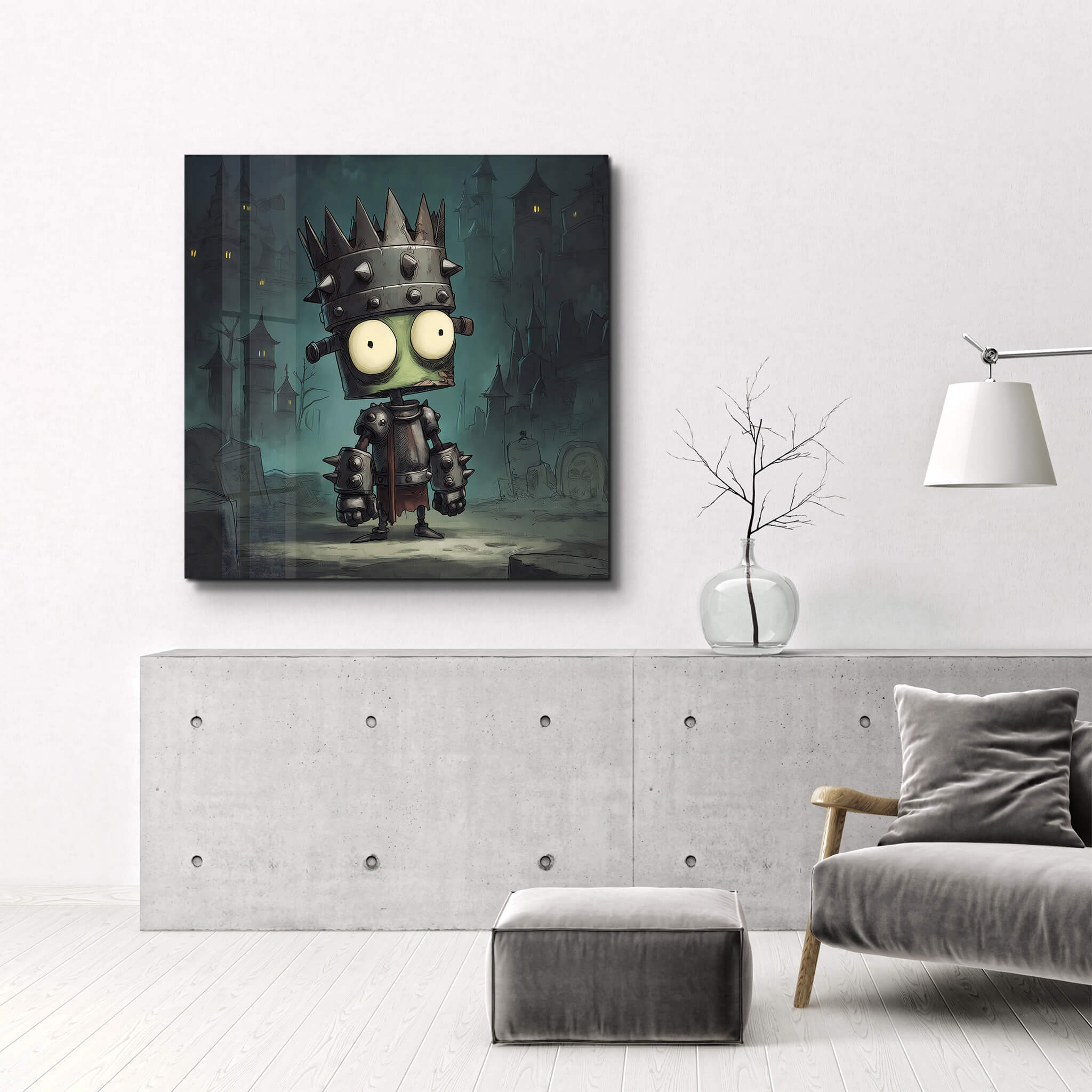 Knight of the Forgotten Tower | Glass Wall Art