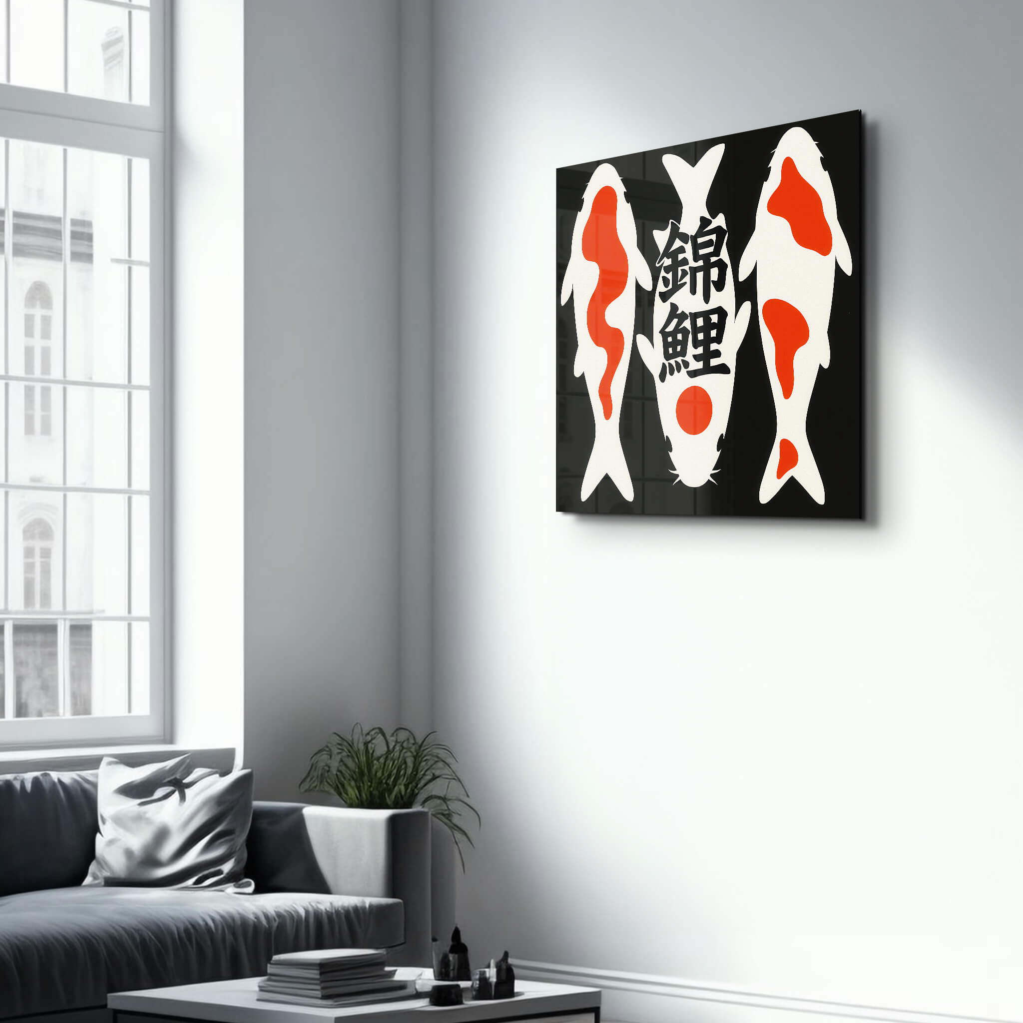 KOI KOI | Glass Wall Art