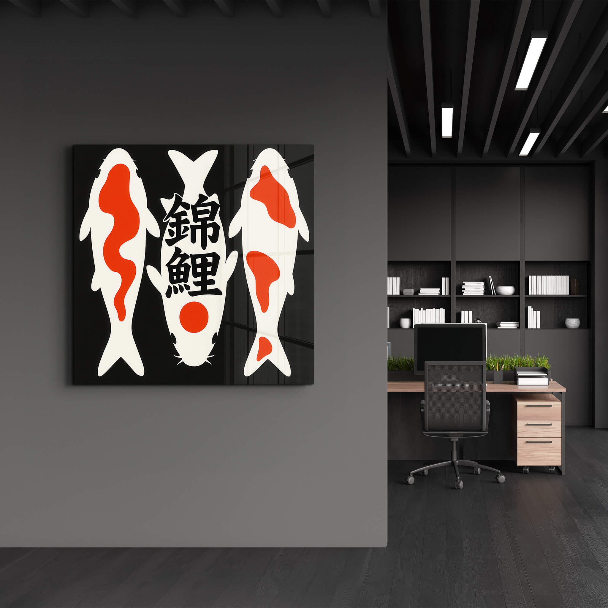 KOI KOI | Glass Wall Art