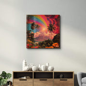 Paradise Frequency | Glass Wall Art