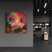 Paradise Frequency | Glass Wall Art