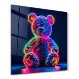 Teddy Bear - Designers Collection Glass Wall Art