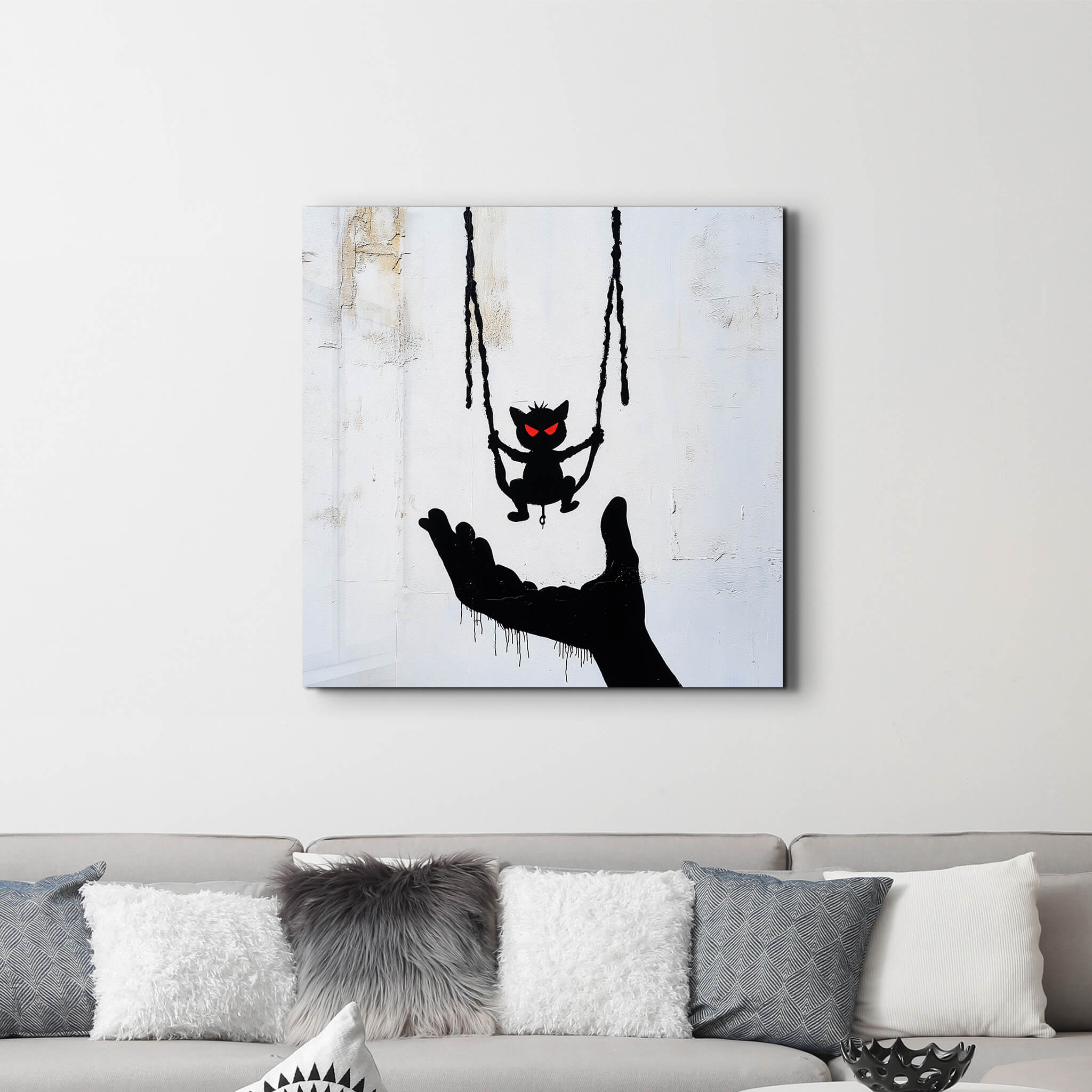 The Devil’s Day Off | Glass Wall Art