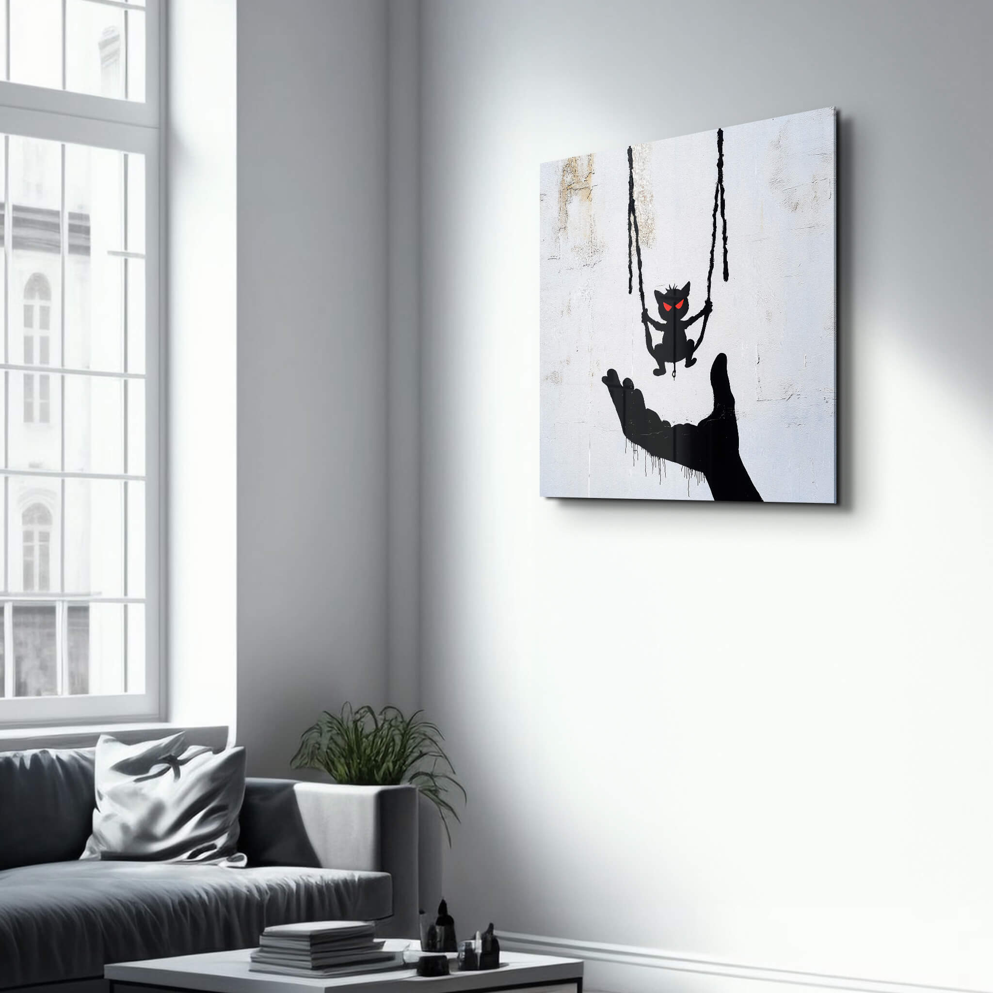 The Devil’s Day Off | Glass Wall Art