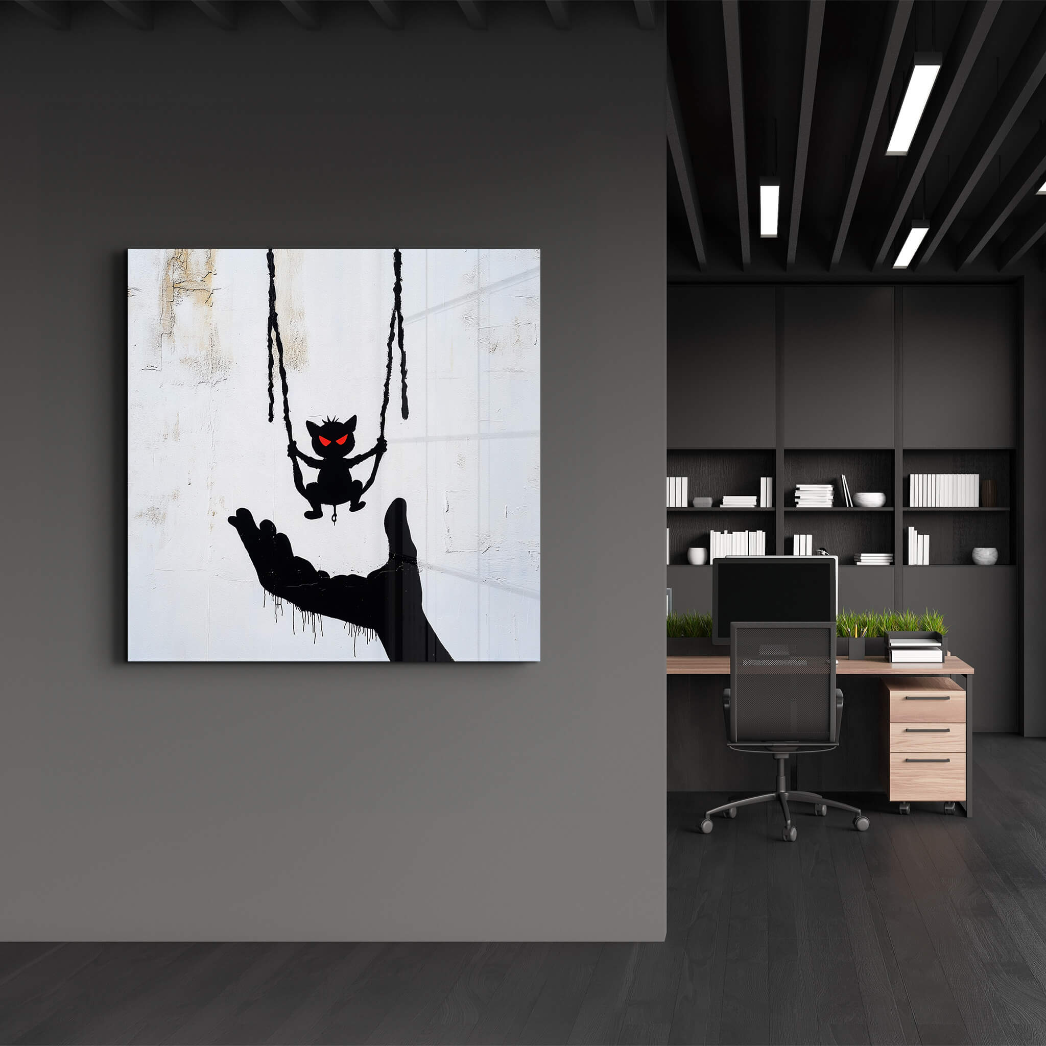 The Devil’s Day Off | Glass Wall Art