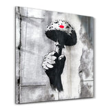 The Uprising: Mushroom Manifesto | Glass Wall Art