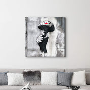 The Uprising: Mushroom Manifesto | Glass Wall Art