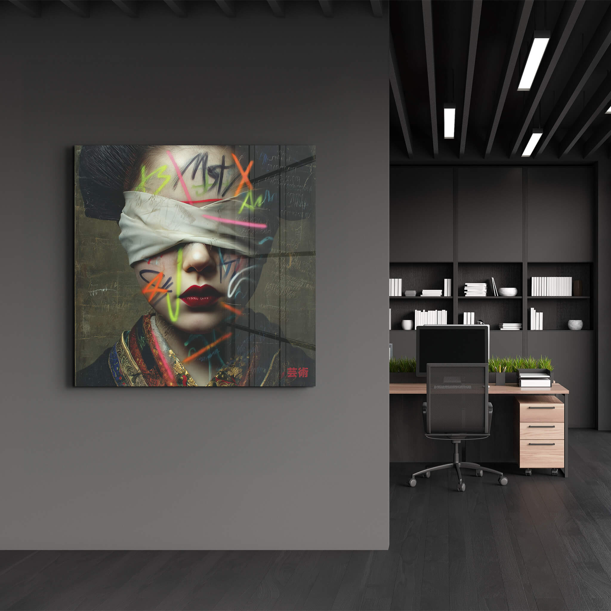 Voices Unseen | Glass Wall Art