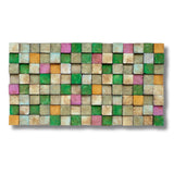 Smoked Green/Pink | Premium Wood Handmade Wall Sculpture