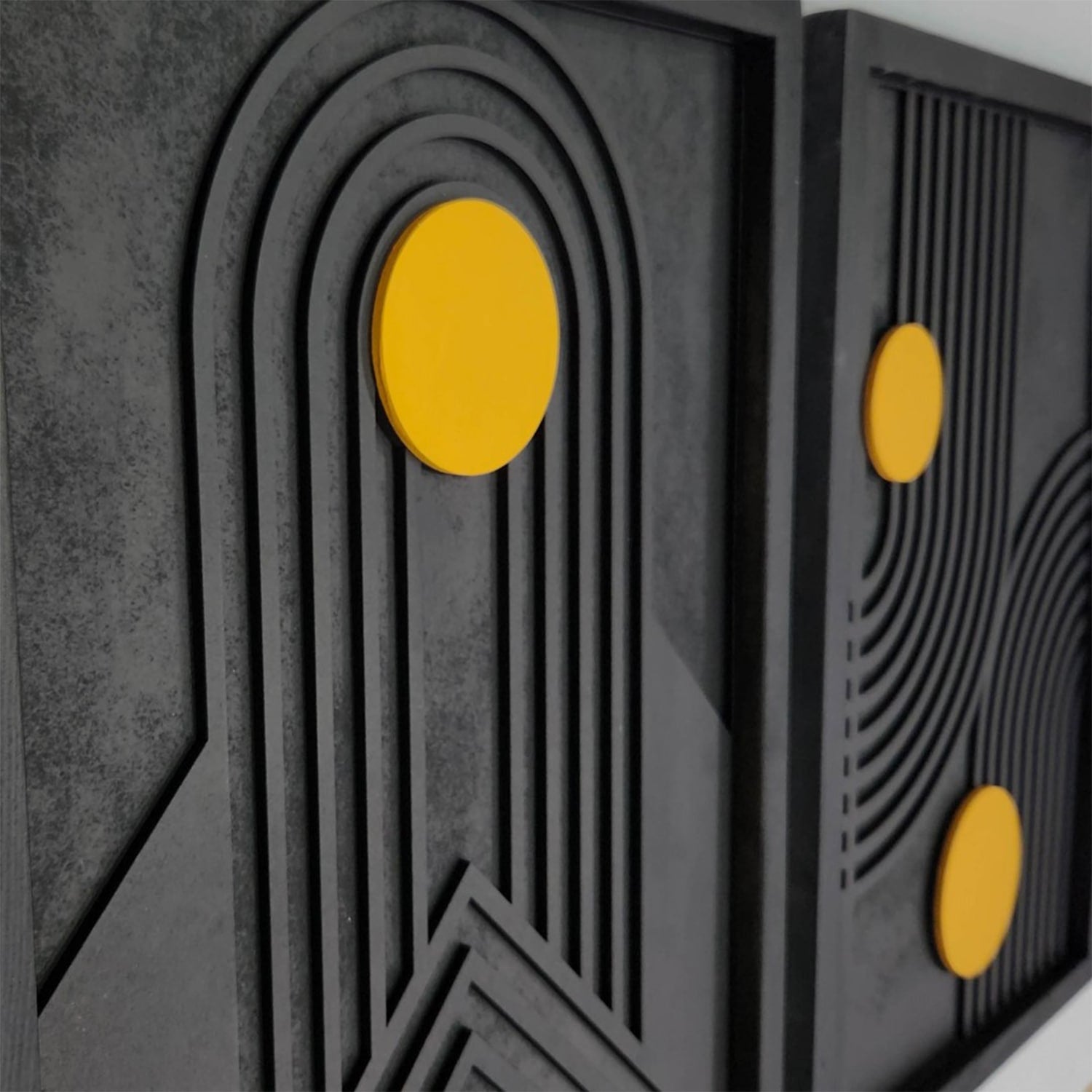 Solar Orbit Wooden Wall Art – Trio