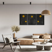 Solar Orbit Wooden Wall Art – Trio