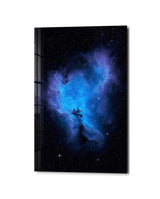 Cobalt Cloud | Glass Wall Art