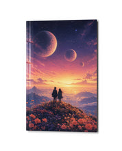 Artdesigna Hilltop Pair glass wall art featuring abstract mountain designs in clear and frosted glass.