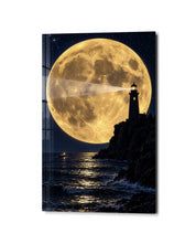 Glass wall art titled "Beam Toward a Yellow Giant" by Artdesigna featuring vibrant yellow glass with abstract design.