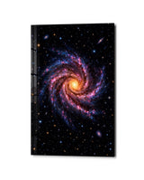 Spiral Arms of Pink | Glass Wall Art
