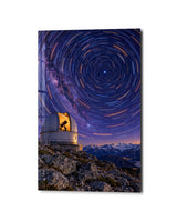 Domes and Star Circles | Glass Wall Art