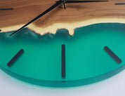 Enchanted SilverBerry Tree & Resin Timepiece | Premium Handmade Wall Clocks - Artdesigna