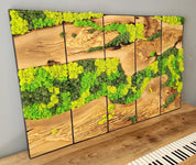 Unexplored Moss Forest | Premium Handmade Wall Sculptures - Artdesigna