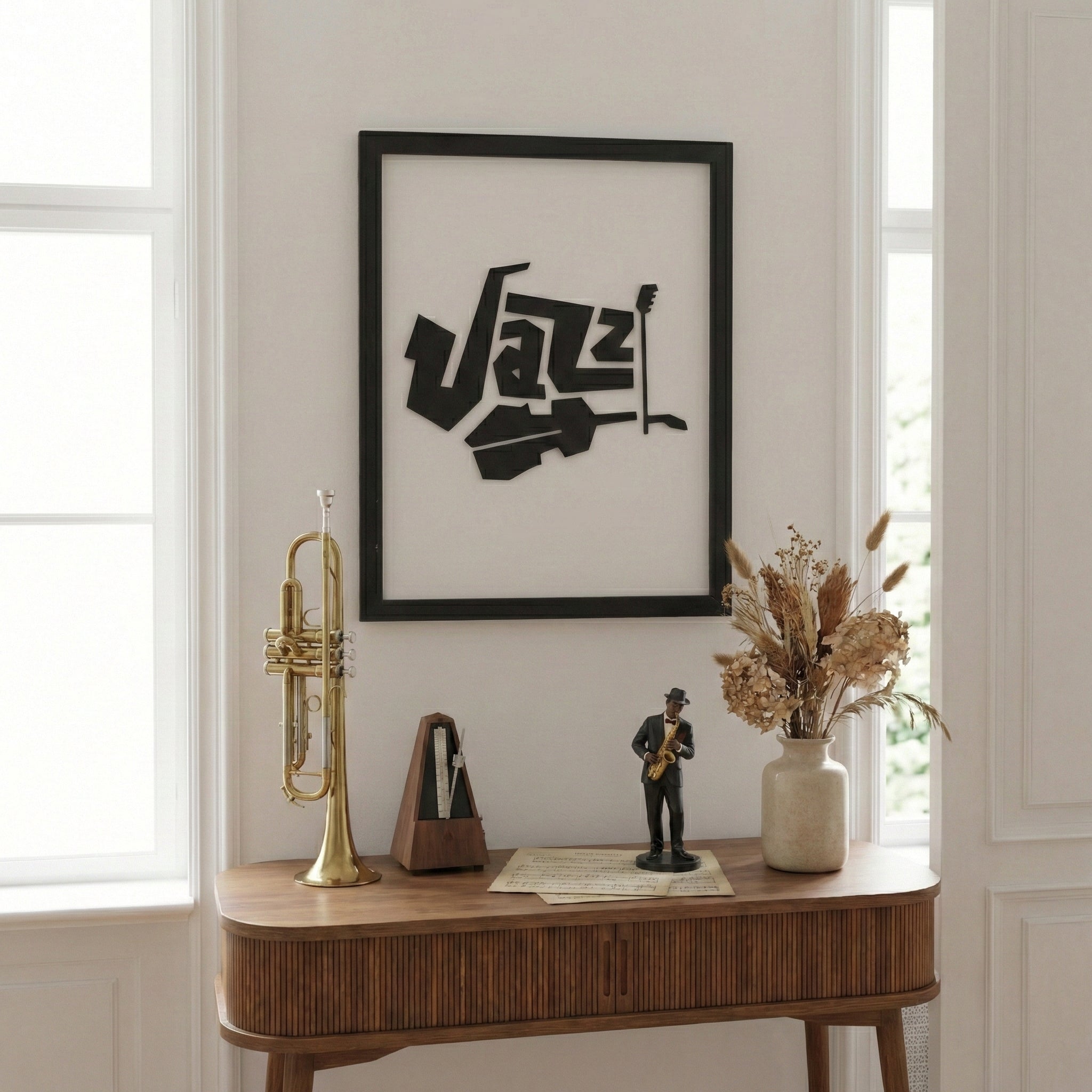JAZZ – Artistic Wooden Typography Wall Art