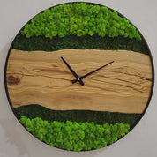 Organic Moss Oasis | Premium Handmade Wall Clocks