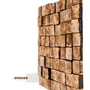 Smoked Brown Wall Sculpture | Premium Wood Handmade Wall Sculpture - Artdesigna