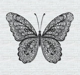 ・"Butterfly"・Premium Metal Wall Art - Limited Edition