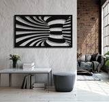 Spiral R | Metal Wall Art