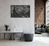 ・"Van Gogh The Starry Night"・Premium Metal Wall Art - Limited Edition