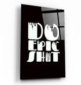 Do Epic X Black | Designers Collection Glass Wall Art