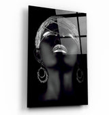Freedom Of Silver | Glass Wall Art