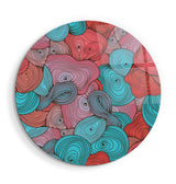 Soft Tones | Rounded Glass Wall Art