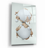 Supra Round Heads V5 | Glass Wall Art