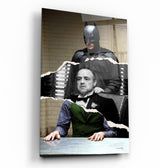 Batman Vito Joker | Glass Wall Art