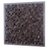 ・"Chocolate Diamond Wall Sculpture"・Premium Wood Handmade Wall Sculpture - Limited Edition