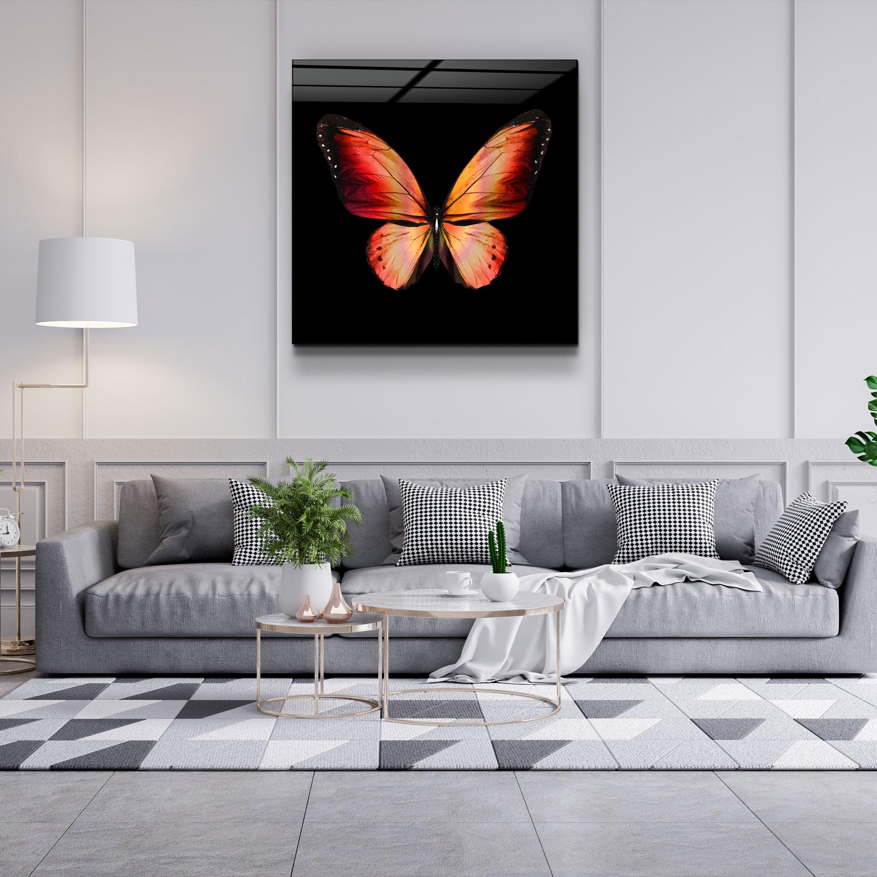 ・"Butterfly"・Glass Wall Art - ArtDesigna Glass Printing Wall Art