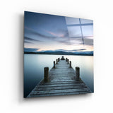 Quay of Silence | Glass Wall Art