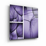 ・"Composition Purple"・Glass Wall Art