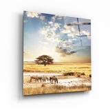 ・"Africa (Wide Meadow)"・Glass Wall Art