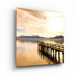 Quay Pastel | Glass Wall Art